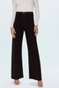 Dark brown wide legged womens pants