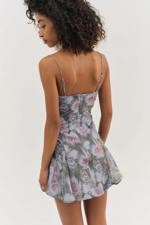 For Love & Lemons | Fallen Floral Dress - Purple