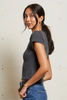 perfectwhitetee | Gabby Tee - Charcoal