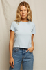 womens light blue t shirt 