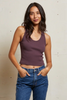 perfectwhitetee Blondie Tank plum 